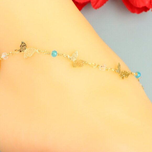 "Handmade Anklet – A Stylish Choice for Women, Thoughtful Gift Idea, EVCH1883 - Picture 1 of 10